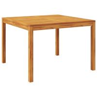 Tuintafel 110x110x75 cm massief acaciahout - thumbnail