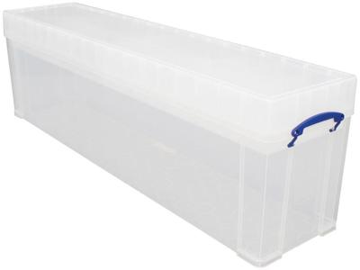 Really Useful Box 77 liter, transparant, per stuk verpakt in karton Really Useful Box 77 liter, transparant, per stuk verpakt in karton