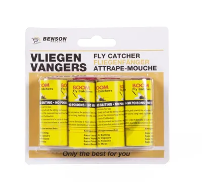 vliegenvanger. per 4 stuks.