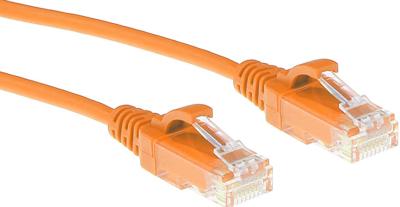 ACT DC9107 LSZH U/UTP CAT6 Datacenter Slimline Patchkabel Snagless | RJ45 connectoren | Oranje | 7 meter