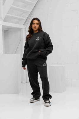 Knitted Trainingspak Dames Dark Grey