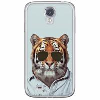 Samsung Galaxy S4 siliconen hoesje - Tijger wild - thumbnail