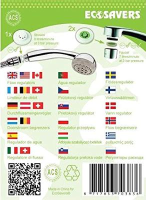 Ecosavers Waterbespaarders - kraan en douche - thumbnail
