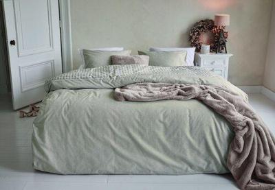 Rivièra Maison Rivièra Maison Dekbedovertrek Hayes Zand 260x200/220 cm