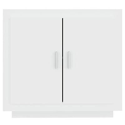 Dressoir 80x40x75 cm bewerkt hout wit