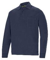 Snickers Workwear 2712 Rugby shirt - donkerblauw - maat L - thumbnail