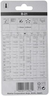 Makita Accessoires Decoupeerzaagblad B21 - T101A | 5 stuks - A-85721