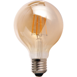 LED lamp filament globe medium 4W golden LED lamp filament globe medium 4W golden