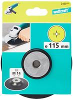 Wolfcraft Steunschijf | Flensmoer | M14 | Ø115mm | 1 stuk - 2450000 - thumbnail