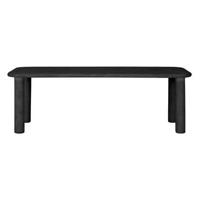 DTP Home Eettafel 'Clio' Betonlook, 230 x 100cm, kleur Zwart - thumbnail