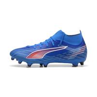 PUMA Ultra 6 Match+ High Gras / Kunstgras Voetbalschoenen (MG) Blauw Wit Felrood - thumbnail