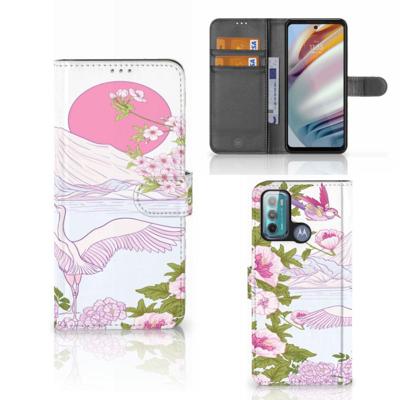 Motorola Moto G60 | Telefoonhoesje | Met pasjeshouder | Bird Standing