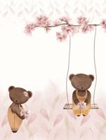 Dutch Cute Walls- Swinging Teddy 212x280cm - CW6127-1 - thumbnail