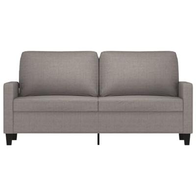 Tweezitsbank 140 cm stof taupe