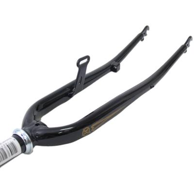 Voorvork 28" tour met 1" vorkbuis - trommelremnok en dynamohaak - glanzend zwart