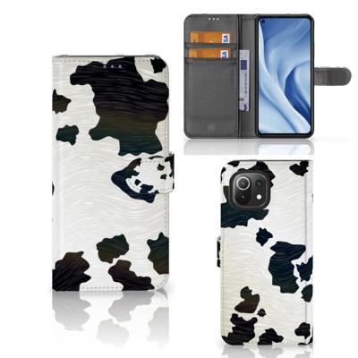 Xiaomi 11 Lite 5G NE | Mi 11 Lite | Telefoonhoesje | Met pasjeshouder | Koeienvlekken