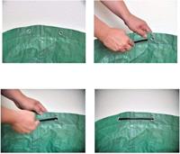 TerCasa JU-998001 Tuinafvalzak 272L Groen - thumbnail