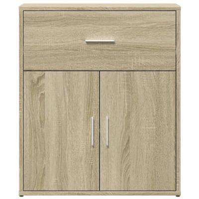Dressoir 60x31x70 cm bewerkt hout sonoma eikenkleurig