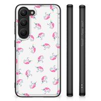 Back Case voor Samsung Galaxy S23 Unicorns - thumbnail