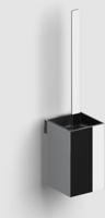 Clou Fold toiletborstelgarnituur - 35.5cm hoog - wandmodel - geborsteld RVS CL/09.04041.41 - thumbnail