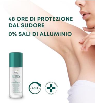 RoC Keops Roll-On Deodorant 0% Aluminium 30ml