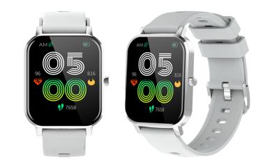 Denver SW-181GREY smartwatch / sport watch 4,32 cm (1.7") IPS Digitaal Touchscreen Zilver Refurbished