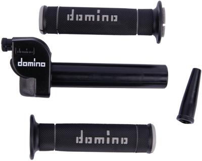 Domino gasgreep set "trial" throttle grips plast sw 1-train