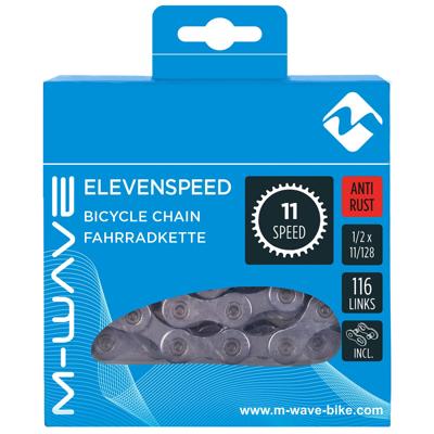 M-Wave (kmc) ketting 11-speed 11/128 116 schakels anti roest in doosje