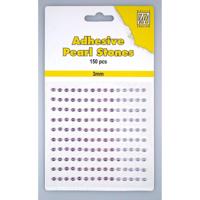 Nellie's Choice • adhesive pearls 150stuks/sheet 3mm 3 tones violet - thumbnail