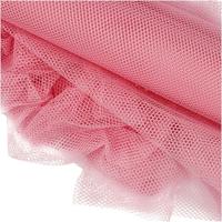 Creativ Company Tule, b: 50 cm, roze, 5 m/ 1 rol - thumbnail