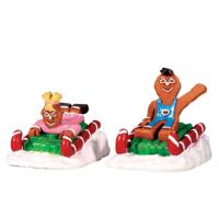 Lemax sweet sledding s/2 kerstdorp figuur type 3 Sugar 'N' Spice 2017 - thumbnail