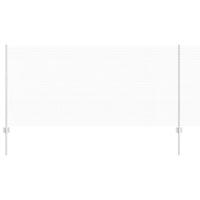VidaXL Hek met paal zilver 1 x 25 m staal - thumbnail
