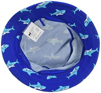 Playshoes zonnehoed Haaien Blauw-55 cm