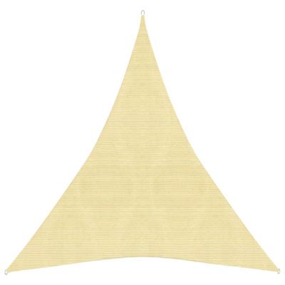 Zonnezeil 160 g/m 5x7x7 m HDPE beige Zonnezeil 160 g/m 5x7x7 m HDPE beige