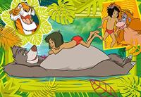 Ravensburger disney classics: dombo en jungleboek legpuzzel, 2x12st. - thumbnail