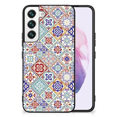 Samsung Galaxy S22 Marmeren Print Telefoonhoesje Tiles Color Samsung Galaxy S22 Marmeren Print Telefoonhoesje Tiles Color