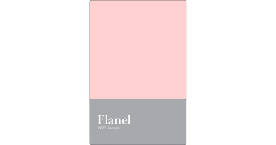 Romanette Romanette flanel laken roze 150x260