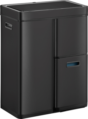 EKO Mirage Plus Sensor Recycler 30+2x15 liter - Staal - Zwart