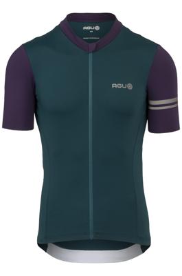 AGU Colorblock Fietsshirt Performance Heren - Groen - L
