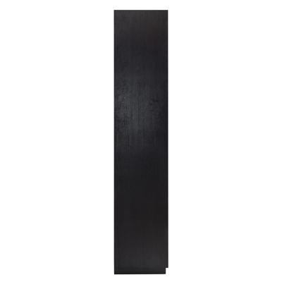 Richmond Boekenkast 'Oakura' Eikenhout, 220 x 100cm, kleur zwart