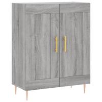 Dressoir 69,5x34x90 cm bewerkt hout grijs sonoma eikenkleurig - thumbnail