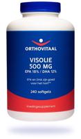 OrthoVitaal Visolie 500mg EPA 18% DHA 12% 240 Softgels - thumbnail