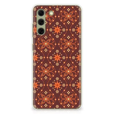 Samsung Galaxy S21FE | TPU bumper | Batik Brown Samsung Galaxy S21FE | TPU bumper | Batik Brown