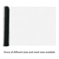 VidaXL Hexagon hek groen 1 x 100 m pvc - thumbnail