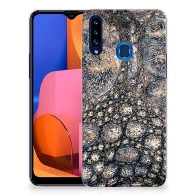 Samsung Galaxy A20s | TPU Hoesje | Krokodillenprint