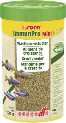 Sera ImmunPro Mini Nature 250ml - Probiotisch Voer voor Gezonde, Kleurrijke Siervissen tot 4 cm