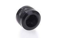 Alphacool Eiszapfen PRO 16 mm HardTube Fitting G1/4 - Deep Black verbinding - thumbnail