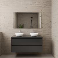 Boss & Wessing Badmeubel Paris 120 cm Met Topplaat Hoogglans Antraciet - 33768-171107 - thumbnail