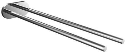 Emco Round Handdoekhouder - 40cm - dubbel - niet draaibaar - chroom 435000140