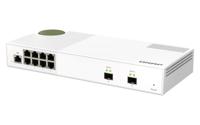 QNAP QSW-M2108-2S netwerk-switch Managed Grijs - thumbnail